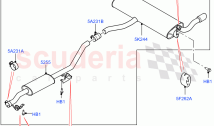 Exhaust System (Rear Section) (2.0L 16V TIVCT T/C 240PS Petrol, Halewood (UK), Les&hellip;