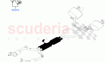 Exhaust System (Middle Section) (3.0L DOHC GDI SC V6 PETROL) ((V) TOEA309009)