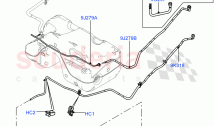 Fuel Lines (Rear) (2.0L I4 Mid AJ200 Petrol E100, Itatiaia (Brazil), 2.0L I4 Mid D&hellip;