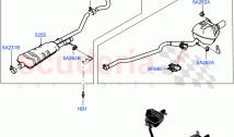Rear Exhaust System (2.0L I4 Mid DOHC AJ200 Petrol, With 7 Seat Configuration, Spa&hellip;