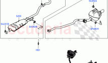 Rear Exhaust System (2.0L I4 Mid AJ200 Petrol E100, Itatiaia (Brazil), With 7 Seat&hellip;