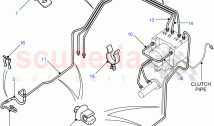 Front Brake Pipes (LHD, 4 Wheel Anti-Lock Braking System) ((V) FROM7A000001, (V) T&hellip;