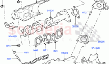 Exhaust Manifold (Nitra Plant Build) (3.0 V6 D Gen2 Twin Turbo) ((V) FROMK2000001)