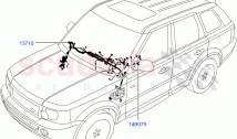 Electrical Wiring - Engine And Dash (Facia And Console) ((V) TO8A999999)