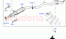 Rear Exhaust System (2.0L AJ20D4 Diesel Mid PTA, Halewood (UK), 2.0L AJ20D4 Diesel&hellip;