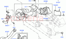 Turbocharger (LH Side - Secondary) (4.4L DOHC DITC V8 Diesel) ((V) FROMBA000001)
