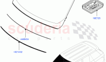 Windscreen/Inside Rear View Mirror (Armoured) ((V) FROMEA000001)