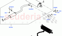 Rear Exhaust System (2.0L AJ20P4 Petrol Mid PTA, Itatiaia (Brazil), 2.0L AJ20P4 Pe&hellip;