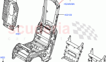 Front Seat Frame (Centre Seat) (Short Wheelbase, Console - Centre Seat, Standard W&hellip;