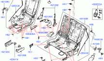 Rear Seat Base (Solihull Plant Build) (Version - Core, 60/40 Load Through With Sli&hellip;