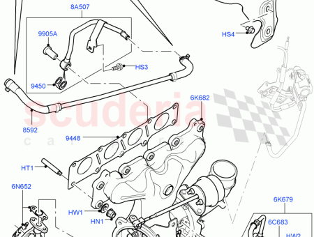 Photo of HOSE TURBOCHAGER COOLING INLET…