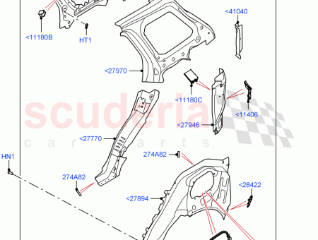 Photo of REINFORCEMENT REAR QUARTER PANEL…