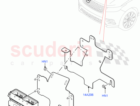 Photo of BRACKET ENGINE CONTROL MODULE…