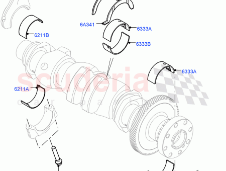 Photo of BEARING CRANKSHAFT MAIN…