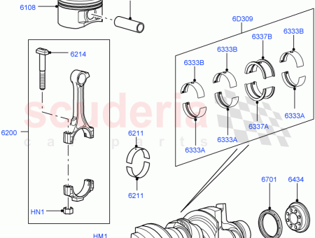 Photo of BEARING CRANKSHAFT MAIN…