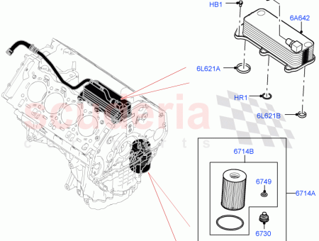 Photo of KIT ELEMENT GASKET OIL FILTER…