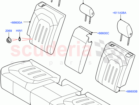 Photo of COVER REAR SEAT BACK…