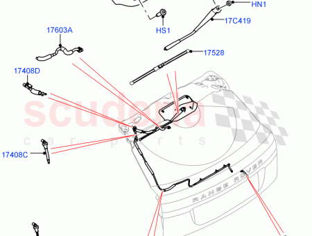 Photo of HOSE REAR WASHER…