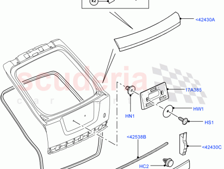 Photo of MOULDING TAILGATE OUTSIDE…
