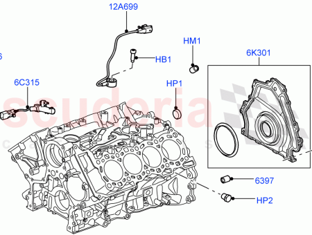 Photo of RETAINER AND SEAL CRANKSHAFT…