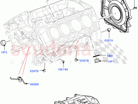 Photo of PLATE CYLINDER BLOCK REAR…