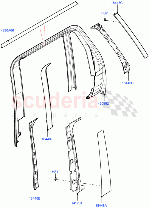 Part Diagram for Land Rover LR174080