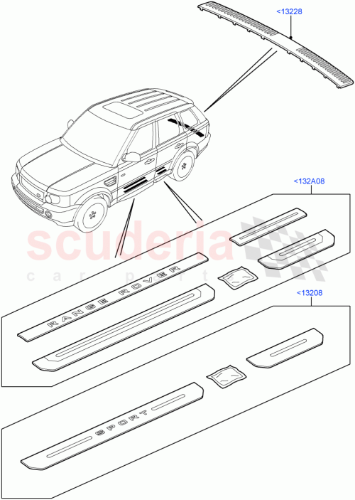 Part Diagram for Land Rover LR005037