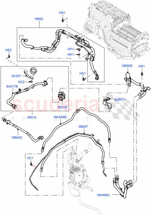 Part Diagram for Land Rover LR151669