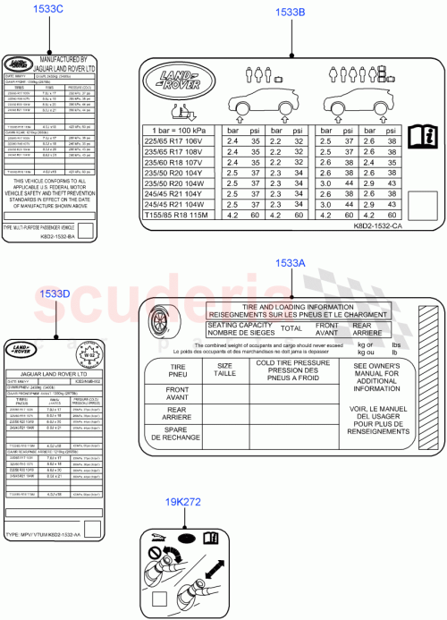 Part Diagram for Land Rover LR140754