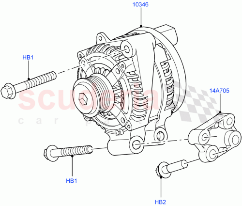 Part Diagram for Land Rover LR034013