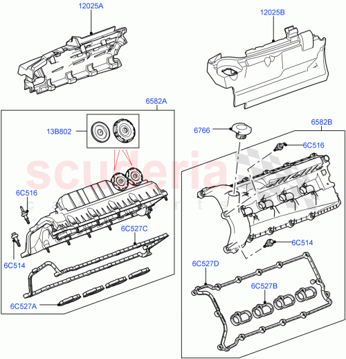 Part Diagram for Land Rover LR117619