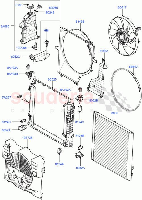 Part Diagram for Land Rover LR011411