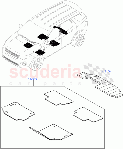 Part Diagram for Land Rover VPLCS0280