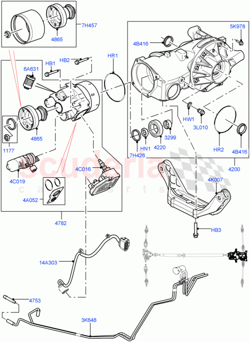 Part Diagram for Land Rover LR023440