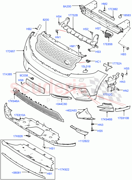Part Diagram for Land Rover LR093857