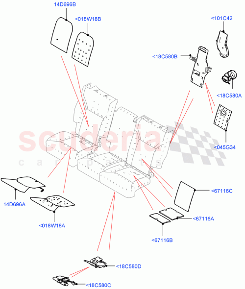 Part Diagram for Land Rover LR081192