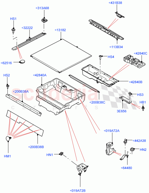 Part Diagram for Land Rover LR083355