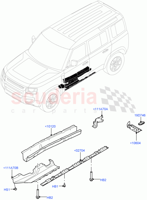 Part Diagram for Land Rover LR139566