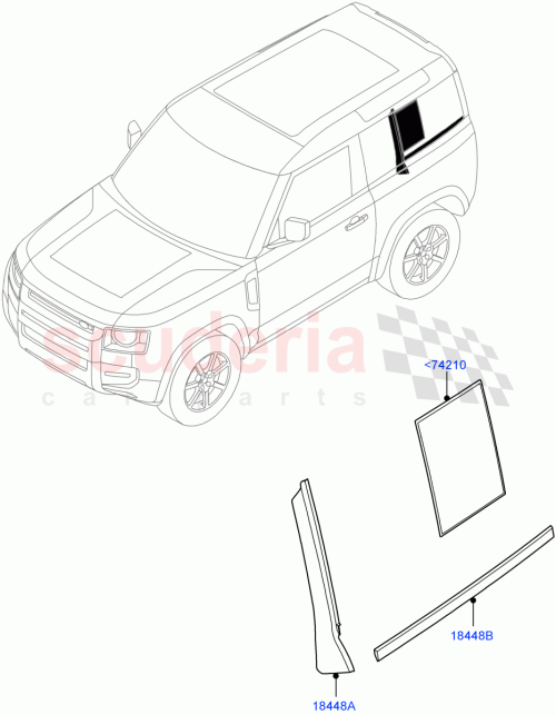 Part Diagram for Land Rover LR132183