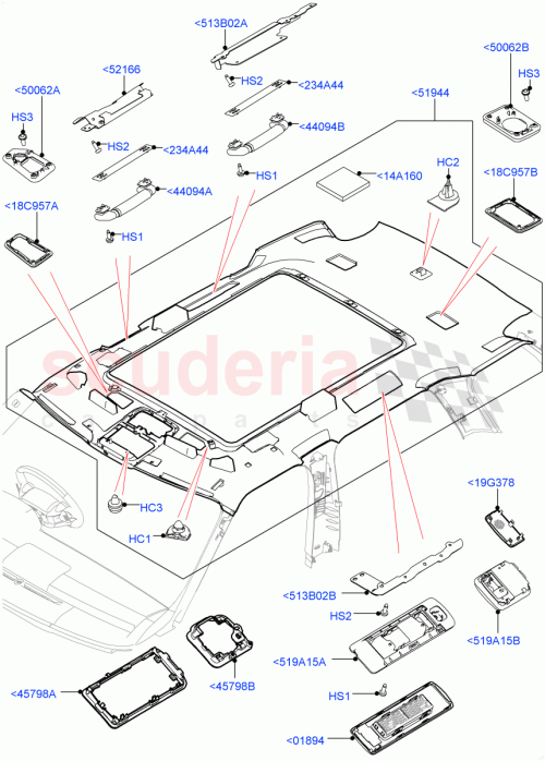 Part Diagram for Land Rover LR048761