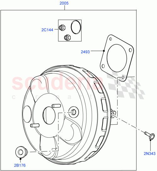 Part Diagram for Land Rover LR126066