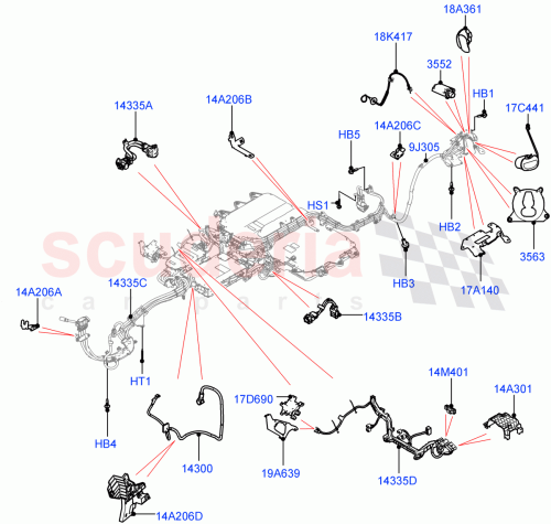 Part Diagram for Land Rover LR140303