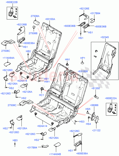 Part Diagram for Land Rover LR059977
