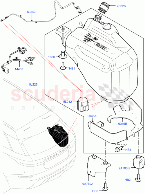 Part Diagram for Land Rover LR091675