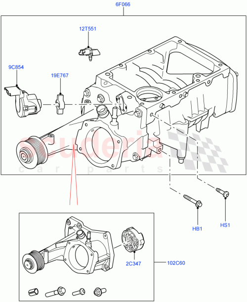 Part Diagram for Land Rover LR087235