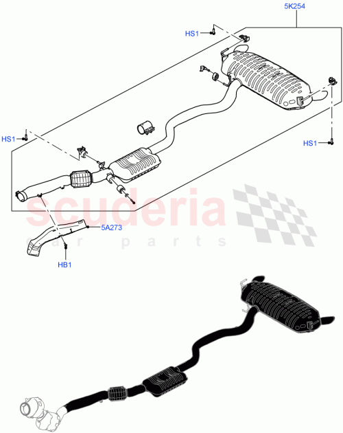 Part Diagram for Land Rover LR166812