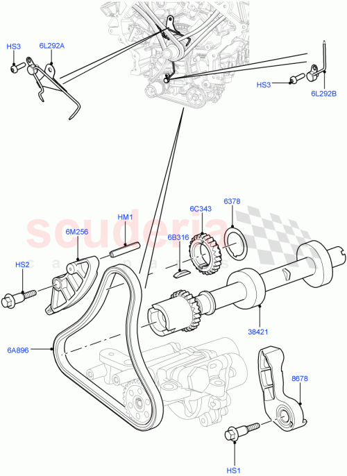 Part Diagram for Land Rover LR012110