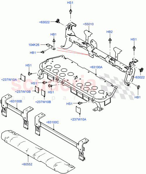 Part Diagram for Land Rover LR133100