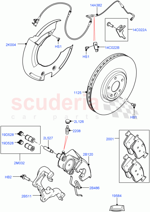 Part Diagram for Land Rover LR141754