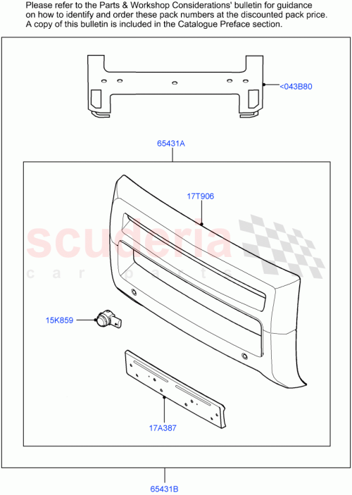 Part Diagram for Land Rover VPLEB0444